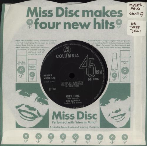 The Koobas Gypsy Fred 7" vinyl single (7 inch record / 45) UK OOB07GY788636