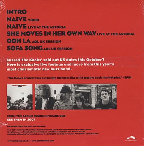 The Kooks The Kooks Are Coming DVD US OKSDDTH391738