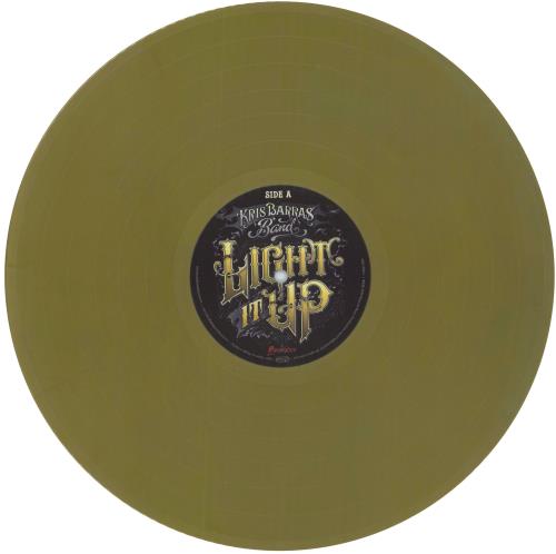 The Kris Barras Band Light It Up - Gold Marble Vinyl vinyl LP album (LP record) UK 46GLPLI800650