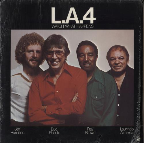 The L.A. Four Watch What Happens vinyl LP album (LP record) US LQ4LPWA768545