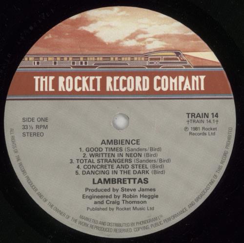 The Lambrettas Ambience vinyl LP album (LP record) UK LMBLPAM663207