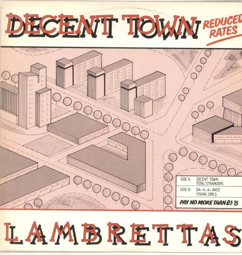 The Lambrettas Decent Town 12" vinyl single (12 inch record / Maxi-single) UK LMB12DE163558