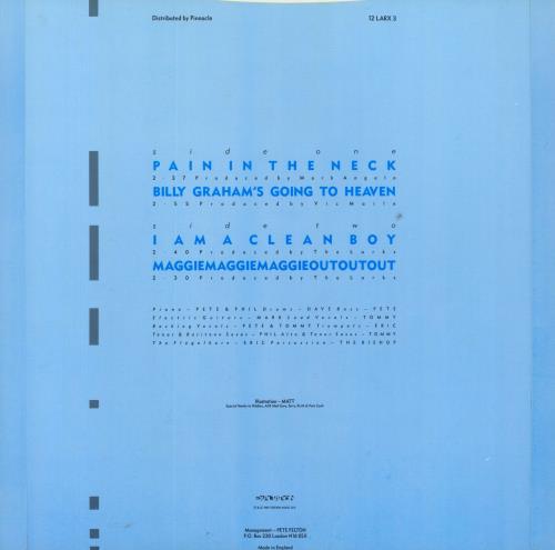 The Larks Pain In The Neck 12" vinyl single (12 inch record / Maxi-single) UK 6QJ12PA831060