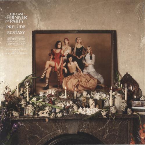 The Last Dinner Party Prelude To Ecstasy: Rough Trade - Cream Vinyl + Autographed Print vinyl LP album (LP record) UK 6OELPPR881247