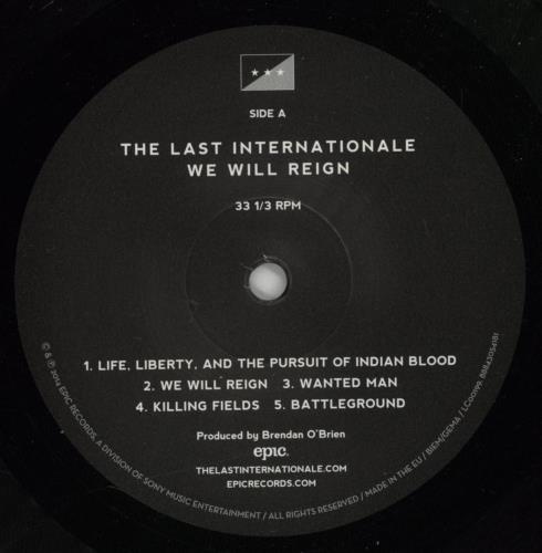 The Last Internationale We Will Reign - Shrink + Hypesticker vinyl LP album (LP record) UK 0TMLPWE873538