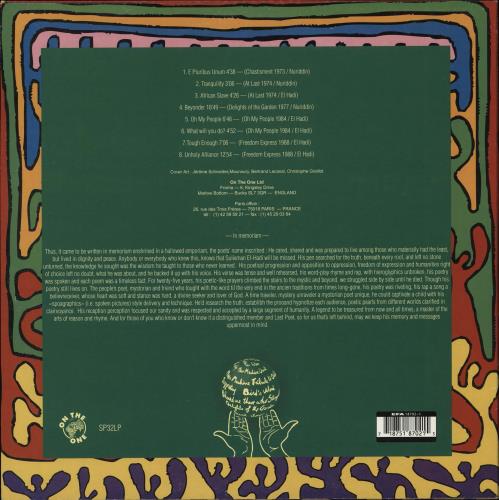 The Last Poets Best Of Volume 2 vinyl LP album (LP record) French L-PLPBE709267