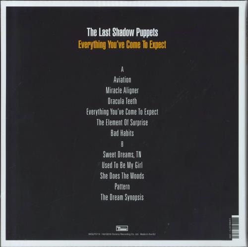 The Last Shadow Puppets Everything You've Come To Expect - 180gram Vinyl + Yellow 7" - Sealed vinyl LP album (LP record) UK LS4LPEV652412