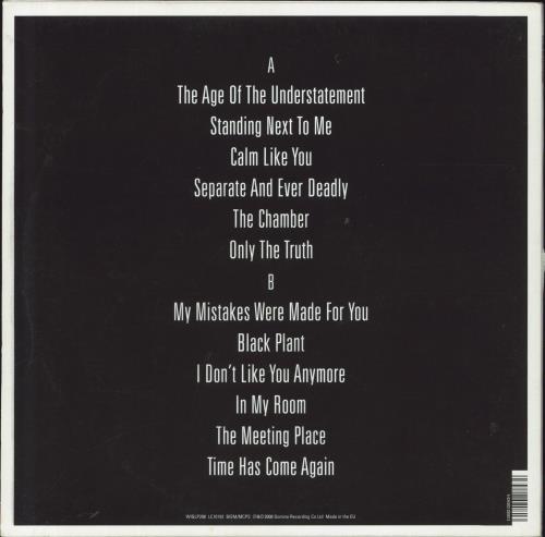 The Last Shadow Puppets The Age Of The Understatement - 180gm vinyl LP album (LP record) UK LS4LPTH800571