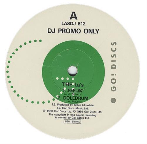The La's Feelin' 12" vinyl single (12 inch record / Maxi-single) UK LAS12FE58769