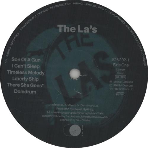 The La's The La's - EX vinyl LP album (LP record) UK LASLPTH375876