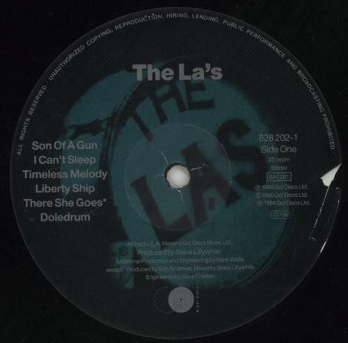 The La's The La's - VG vinyl LP album (LP record) UK LASLPTH830184
