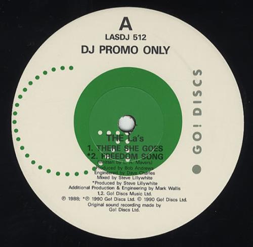 The La's There She Goes 12" vinyl single (12 inch record / Maxi-single) UK LAS12TH34342