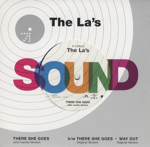 The La's There She Goes 7" vinyl single (7 inch record / 45) UK LAS07TH430902