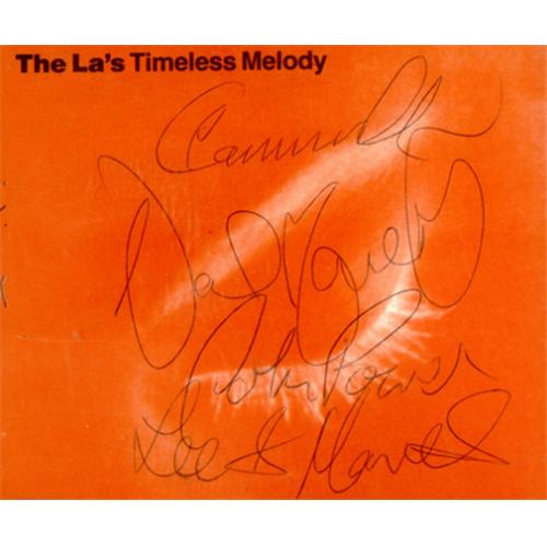 The La's Timeless Melody - Autographed CD single (CD5 / 5") UK LASC5TI420340