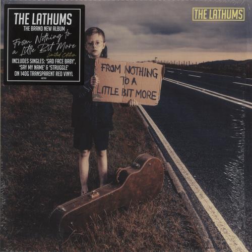 The Lathums From Nothing To A Little Bit More - Red Vinyl + Poloroid + Autographed Print vinyl LP album (LP record) UK 3KJLPFR875607