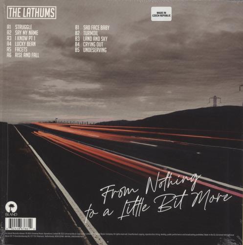 The Lathums From Nothing To A Little Bit More - Red Vinyl + Poloroid + Autographed Print vinyl LP album (LP record) UK 3KJLPFR875607