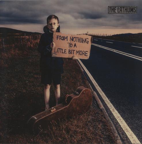 The Lathums From Nothing To A Little Bit More - Yellow & Black Splatter - Autographed Print vinyl LP album (LP record) UK 3KJLPFR875445