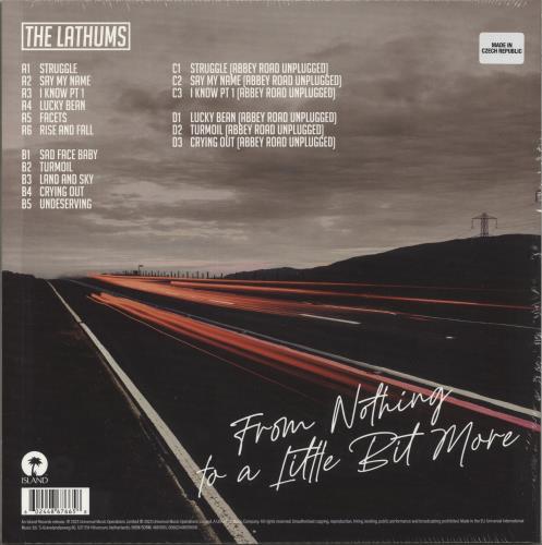 The Lathums From Nothing To A Little Bit More - Yellow Vinyl - Autographed Print 2-LP vinyl record set (Double LP Album) UK 3KJ2LFR875446