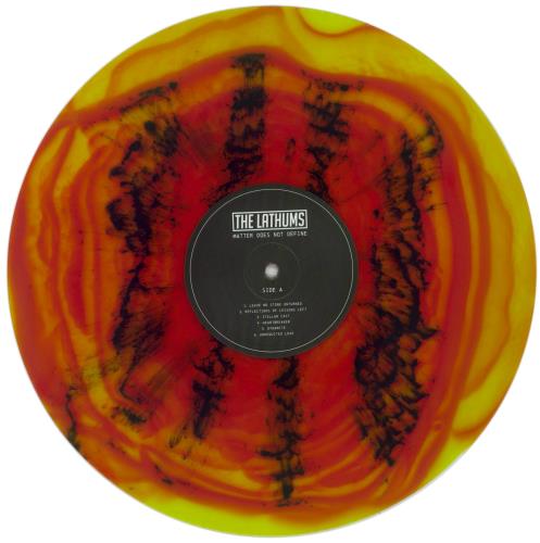 The Lathums Matter Does Not Define - Red & Yellow with Black �Dynamite� Splatter Vinyl vinyl LP album (LP record) UK 3KJLPMA862699
