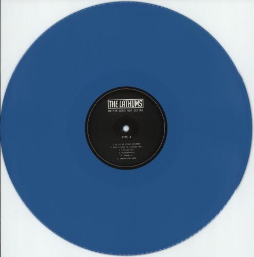 The Lathums Matter Does Not Define - Sky Blue Vinyl + 7" - Autographed Print vinyl LP album (LP record) UK 3KJLPMA875083