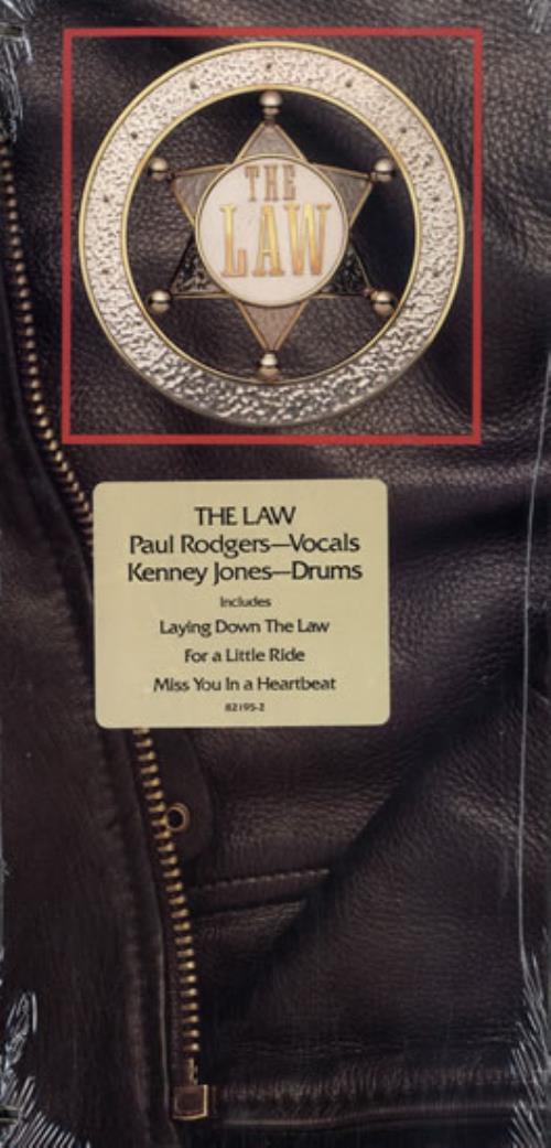 The Law [Paul Rodgers] The Law - Sealed Longbox CD album (CDLP) US LHWCDTH549930