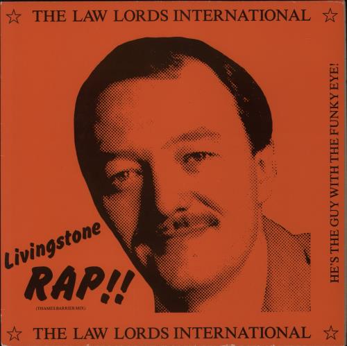 The Law Lords International Livingstone Rap!! 12" vinyl single (12 inch record / Maxi-single) French 8XG12LI863896