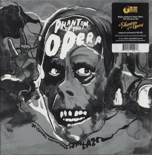 The Laze The Phantom Of The Opera [1925 Motion Picture Soundtrack] - Black & Clear Split + Numbered vinyl LP album (LP record) US 7IGLPTH872344