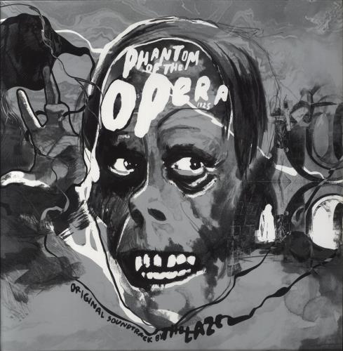 The Laze The Phantom Of The Opera [1925 Motion Picture Soundtrack] - Clear with Black & White Splatter Vinyl vinyl LP album (LP record) US 7IGLPTH857667