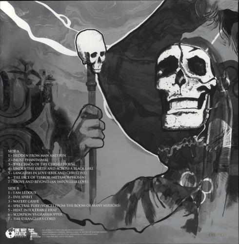 The Laze The Phantom Of The Opera [1925 Motion Picture Soundtrack] - Clear with Black & White Splatter Vinyl vinyl LP album (LP record) US 7IGLPTH857667