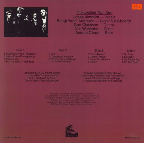 The Leather Nun Force Of Habit 2-LP vinyl record set (Double LP Album) US LNU2LFO829938