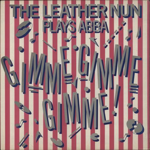The Leather Nun Gimme Gimme Gimme - Pink Sleeve 12" vinyl single (12 inch record / Maxi-single) UK LNU12GI860107