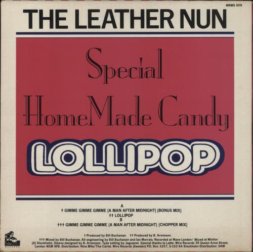 The Leather Nun Gimme Gimme Gimme - Pink Sleeve 12" vinyl single (12 inch record / Maxi-single) UK LNU12GI860107
