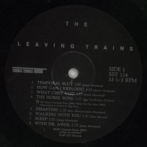 The Leaving Trains Fuck vinyl LP album (LP record) US YLKLPFU684527
