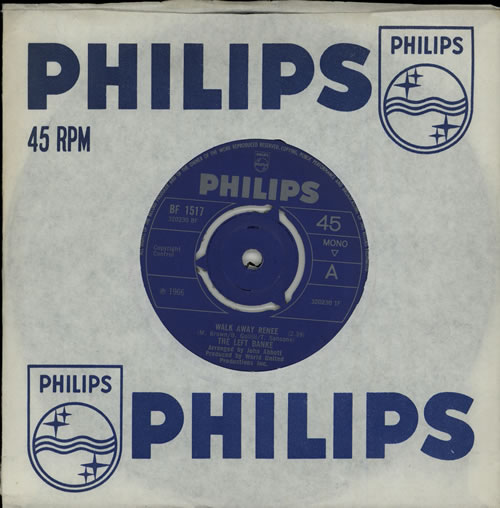 The Left Banke Walk Away Renee 7" vinyl single (7 inch record / 45) UK LEF07WA559907