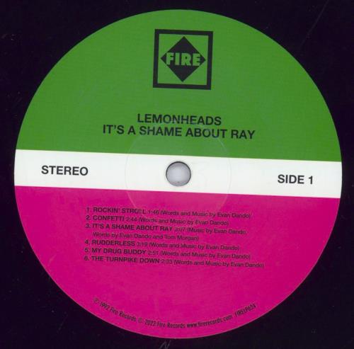 The Lemonheads It's A Shame About Ray - 30th Anniversary 2-LP vinyl record set (Double LP Album) US LEM2LIT829939