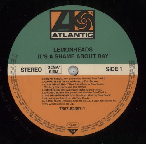 The Lemonheads It's A Shame About Ray vinyl LP album (LP record) German LEMLPIT868767