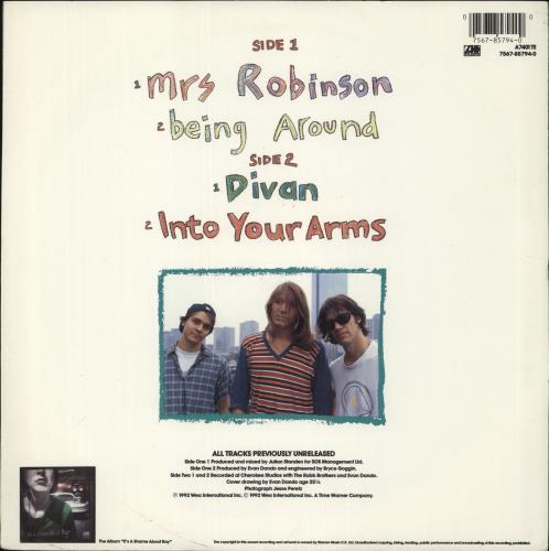 The Lemonheads Mrs Robinson 10" vinyl single (10 inch record) UK LEM10MR95268