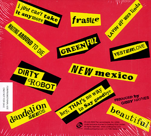 The Lemonheads Varshons CD album (CDLP) UK LEMCDVA592539