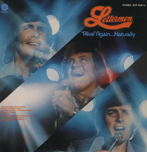 The Lettermen 'Alive' Again...Naturally vinyl LP album (LP record) Japanese LTELPAL429469