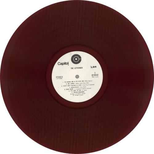 The Lettermen The Lettermen - Red Vinyl vinyl LP album (LP record) US LTELPTH715470