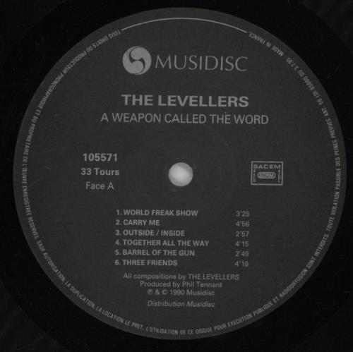 The Levellers A Weapon Called The Word vinyl LP album (LP record) French LVLLPAW238118