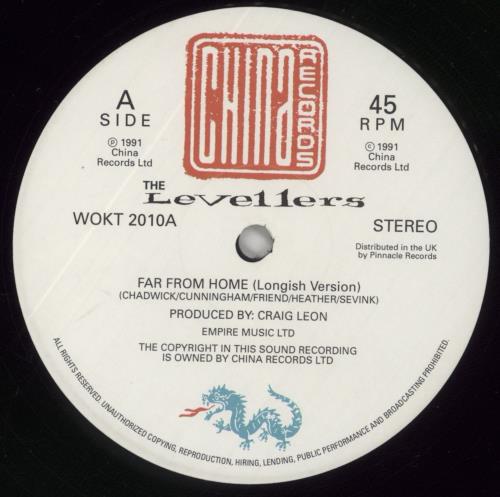 The Levellers Far From Home 12" vinyl single (12 inch record / Maxi-single) UK LVL12FA187993