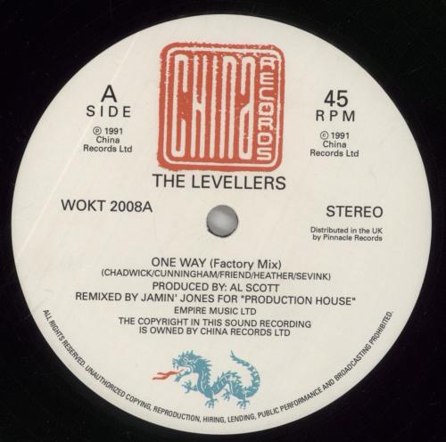 The Levellers One Way 12" vinyl single (12 inch record / Maxi-single) UK LVL12ON187992