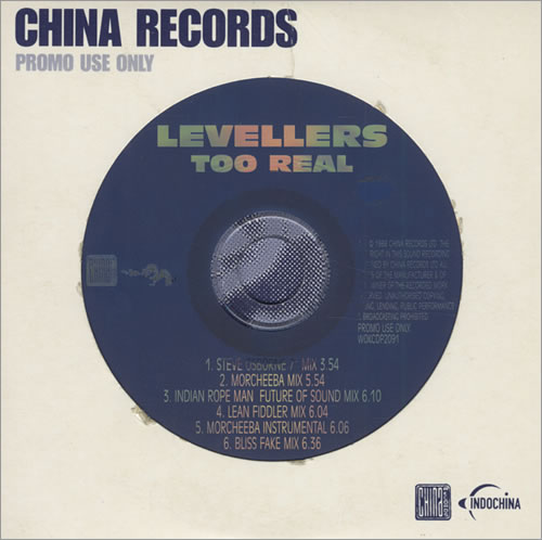 The Levellers Too Real CD single (CD5 / 5") UK LVLC5TO433047