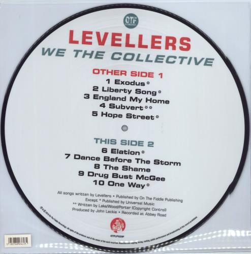The Levellers We The Collective picture disc LP (vinyl picture disc album) UK LVLPDWE775775