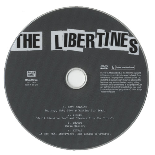 The Libertines The Libertines - Multimedia Disc DVD UK TLBDDTH474984