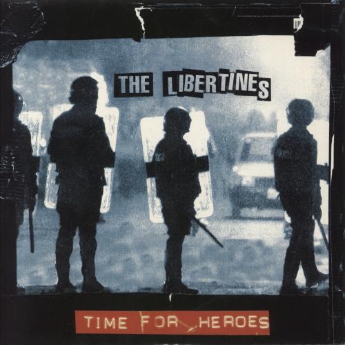 The Libertines Time For Heroes 7" vinyl single (7 inch record / 45) UK TLB07TI233056