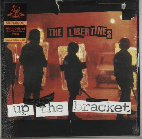 The Libertines Up The Bracket - Splatter Red Vinyl vinyl LP album (LP record) US TLBLPUP660626
