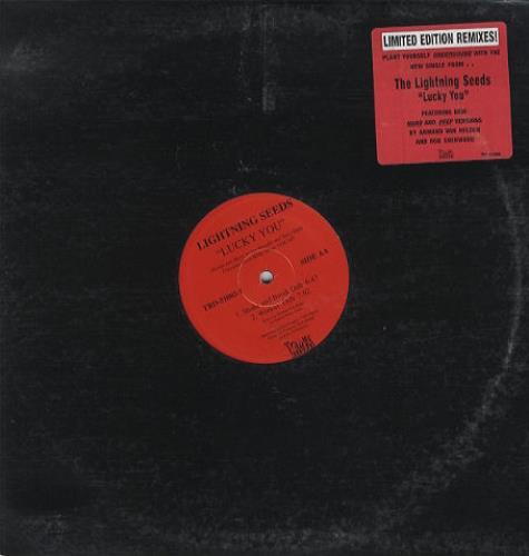 The Lightning Seeds Lucky You 12" vinyl single (12 inch record / Maxi-single) US SEE12LU67635
