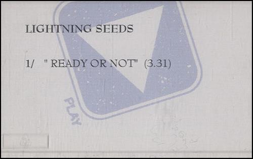 The Lightning Seeds Ready Or Not cassette single UK SEECSRE105345